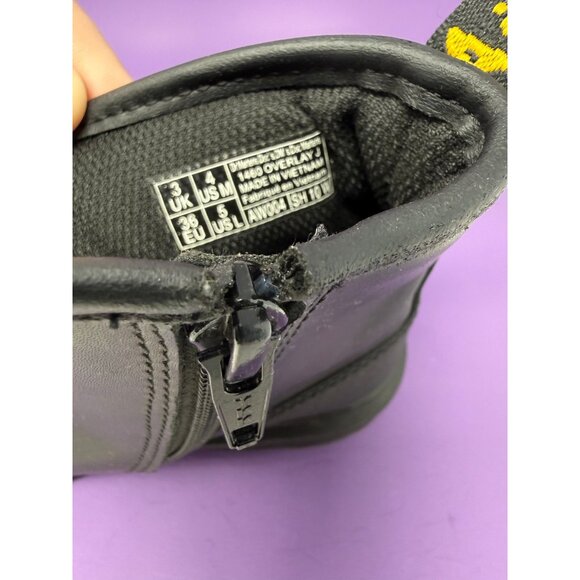 Dr. Martens Black Zavala Leather Boots Womens 5 - Picture 4 of 7